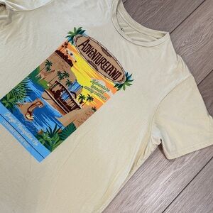 Disney Parks Adventureland Shirt Size XXL Logo Print Safari Graphic